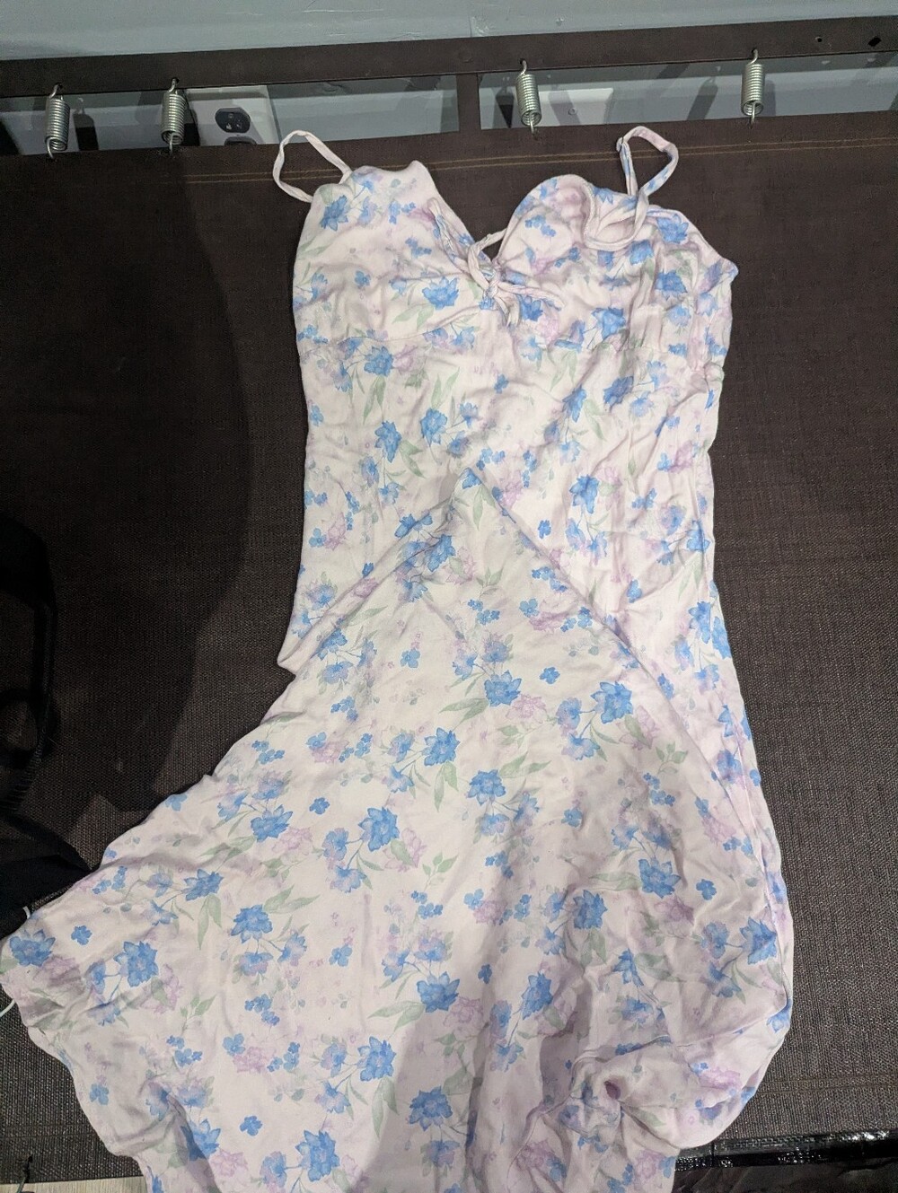 wild fable Light Blue and Lavender Floral Slip Dress